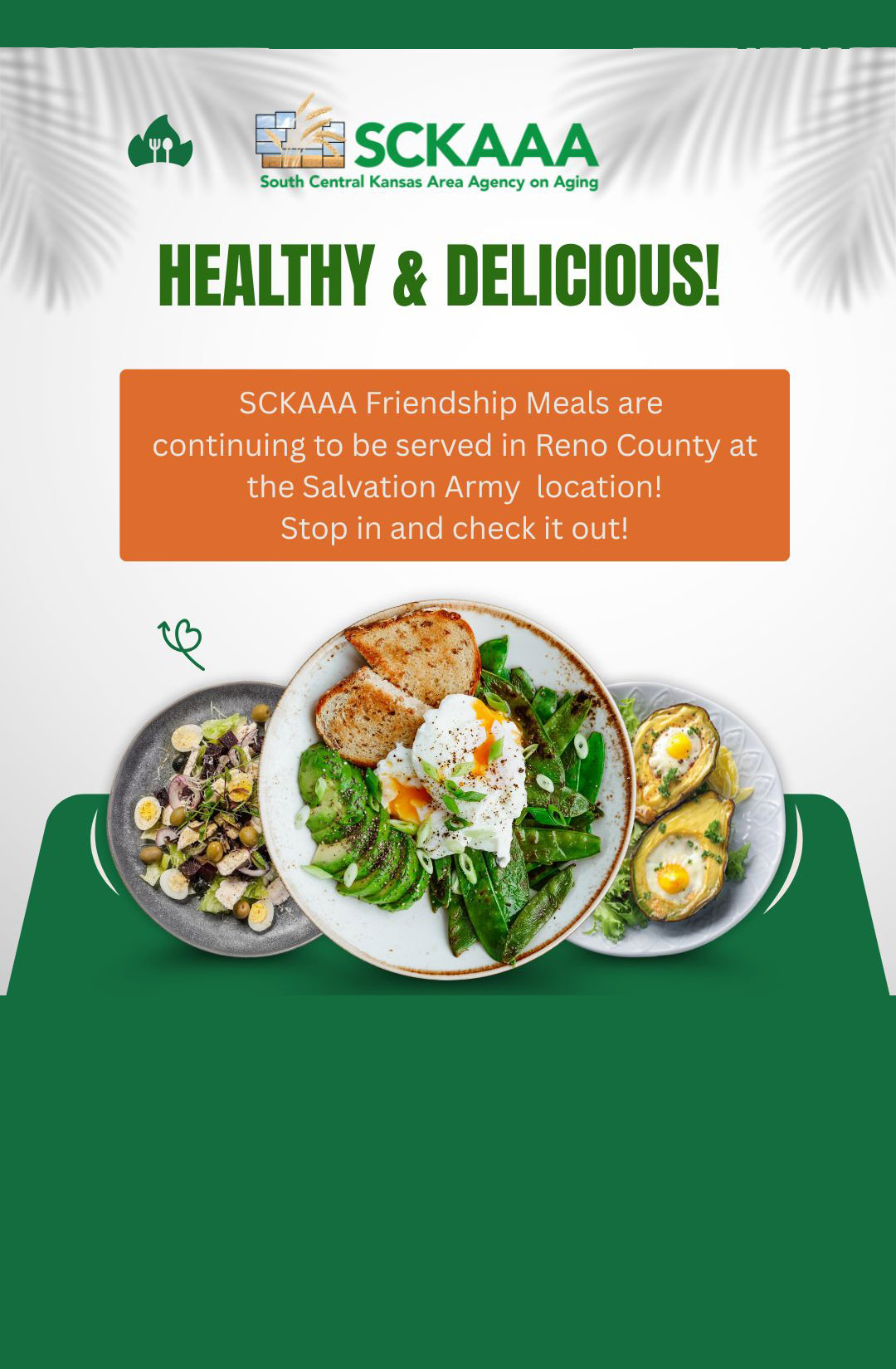 Seniors - Stop In and Check It Out - SCKAAA Friendship Meals at Salvation Army - News Image